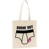 Tote bag Burne out