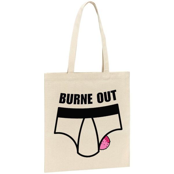 Tote bag Burne out