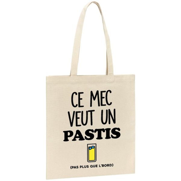 Tote bag Ce mec veut un pastis