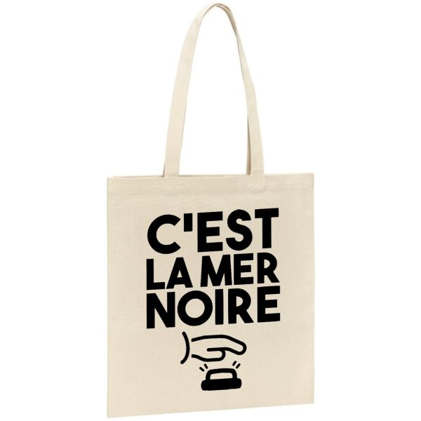 Tote bag C’est la mer noire