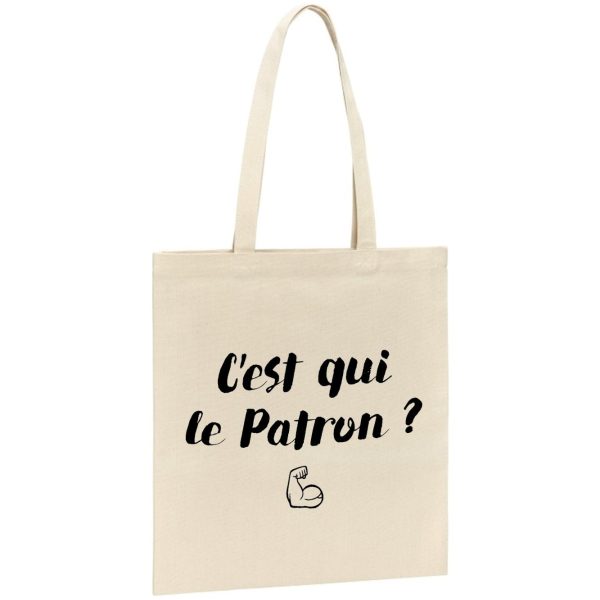 Tote bag C’est qui le patron