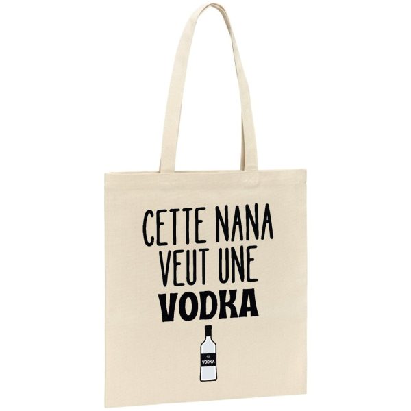 Tote bag Cette nana veut un vodka