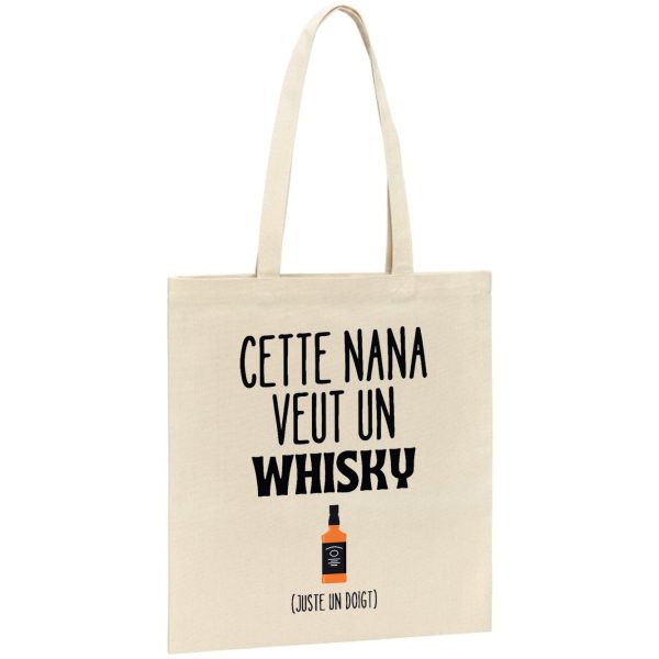 Tote bag Cette nana veut un whisky