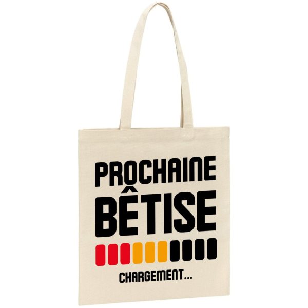 Tote bag Chargement prochaine betise