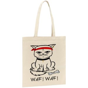 Tote bag Chat bad boy
