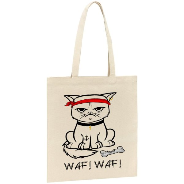 Tote bag Chat bad boy