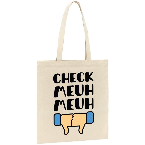 Tote bag Check meuh meuh