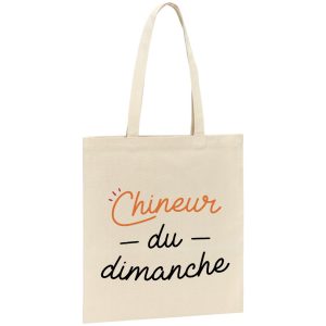 Tote bag Chineur du dimanche