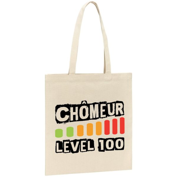 Tote bag Chomeur level 100