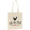 Tote bag Coq en stock