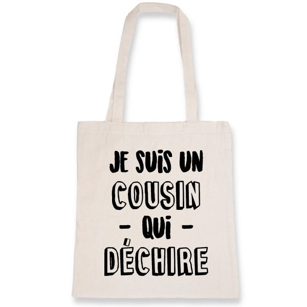 Tote bag Cousin qui dechire