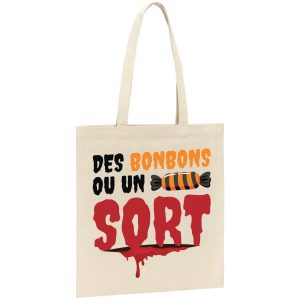 Tote bag Des bonbons ou un sort