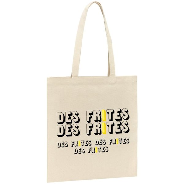 Tote bag Des frites des frites