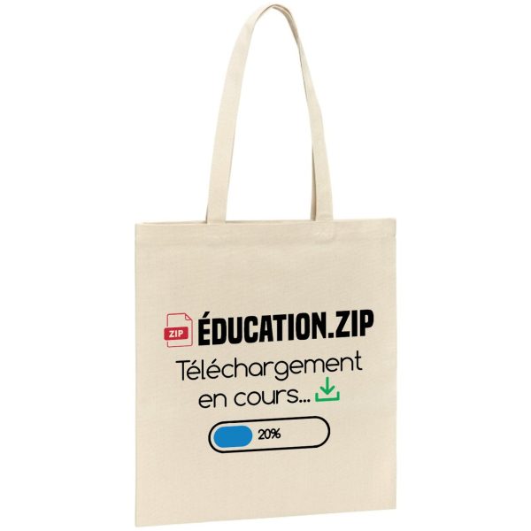 Tote bag Education telechargement en cours