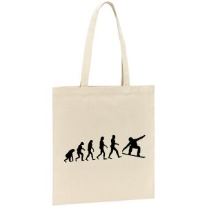 Tote bag Evolution snow