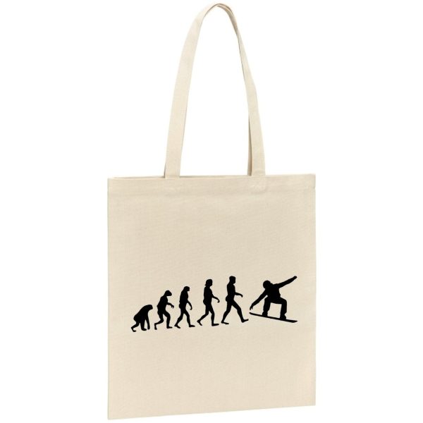 Tote bag Evolution snow