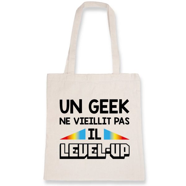 Tote bag Geek level-up