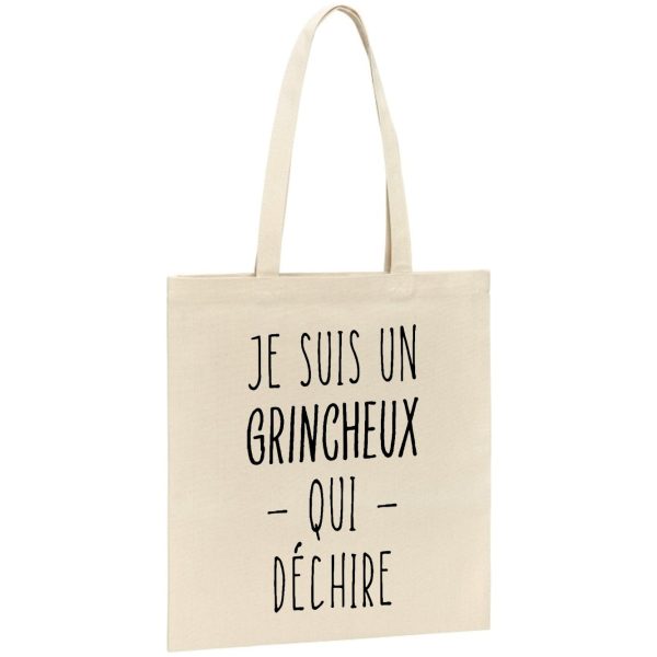 Tote bag Grincheux qui dechire