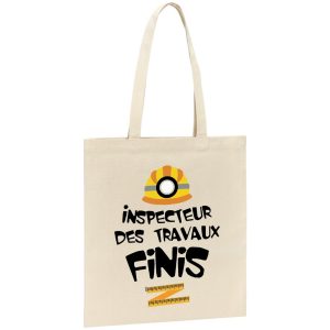 Tote bag Inspecteur des travaux finis