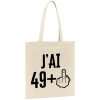 Tote bag J’ai 50 ans 49 + 1