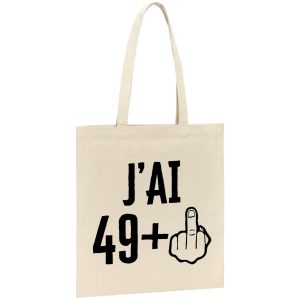 Tote bag J’ai 50 ans 49 + 1