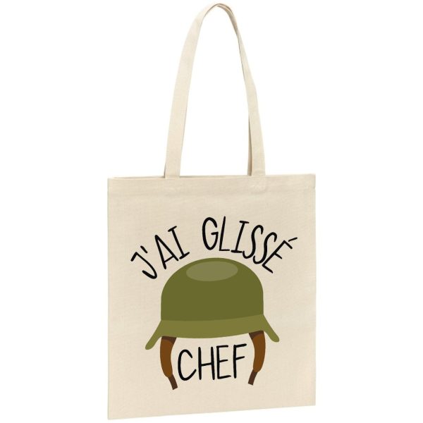 Tote bag J’ai glisse chef