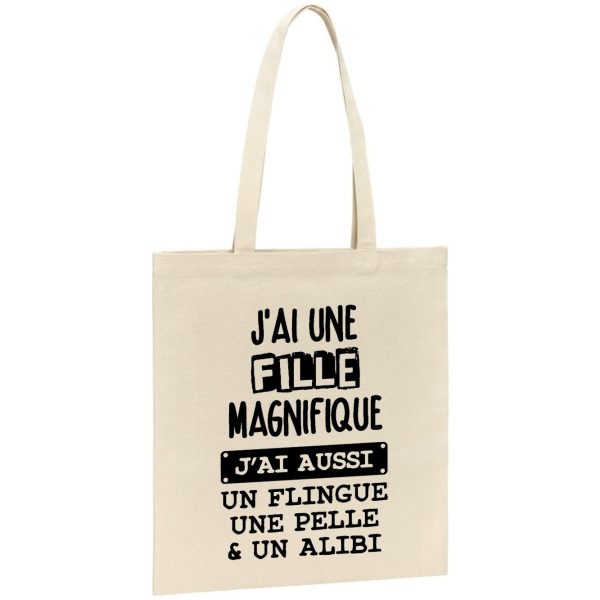 Tote bag J’ai une fille magnifique