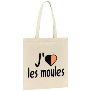 Tote bag J’aime les moules
