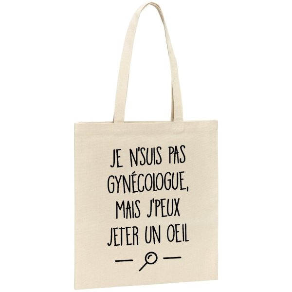 Tote bag Je ne suis pas gynecologue