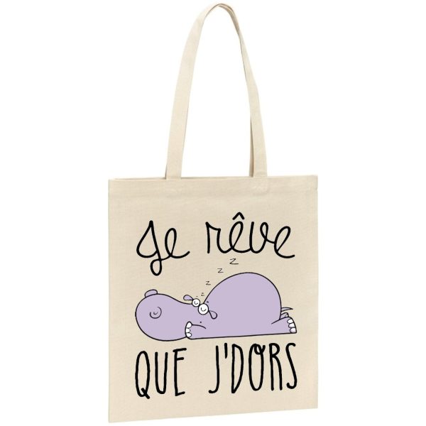 Tote bag Je reve que je dors