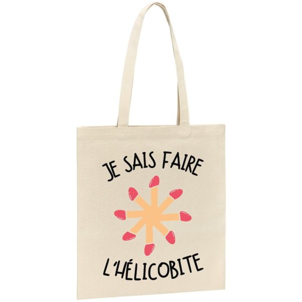 Tote bag Je sais faire l’helicobite