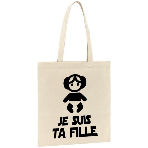 Tote bag Je suis ta fille