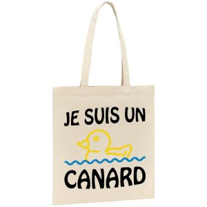 Tote bag Je suis un canard
