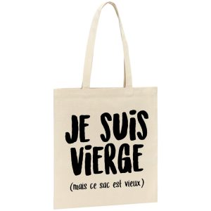 Tote bag Je suis vierge