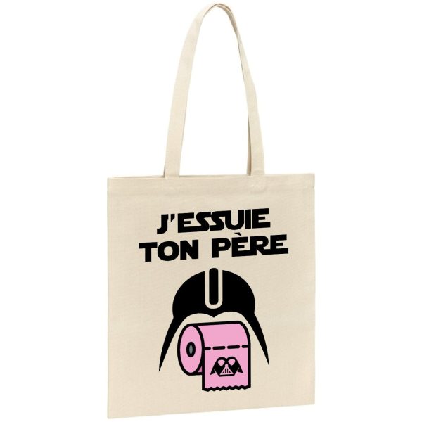 Tote bag J’essuie ton pere