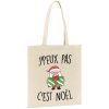 Tote bag J’peux pas c’est Noel