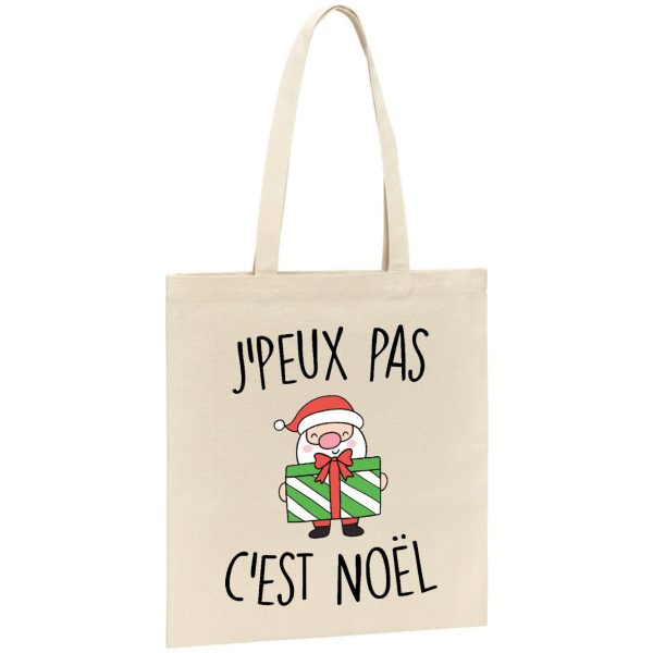 Tote bag J’peux pas c’est Noel