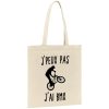 Tote bag J’peux pas j’ai BMX
