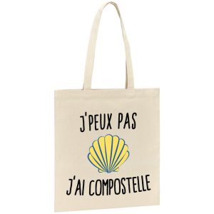 Tote bag J’peux pas j’ai Compostelle