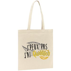 Tote bag J’peux pas j’ai Quidditch