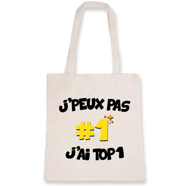 Tote bag J’peux pas j’ai TOP1