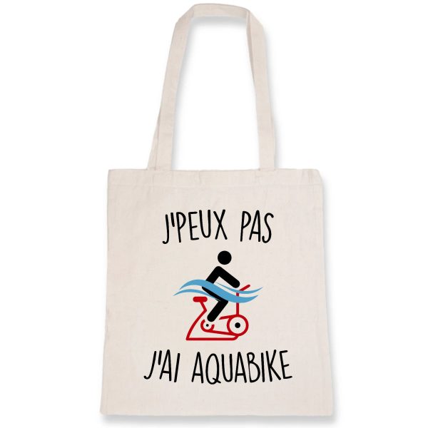 Tote bag J’peux pas j’ai aquabike