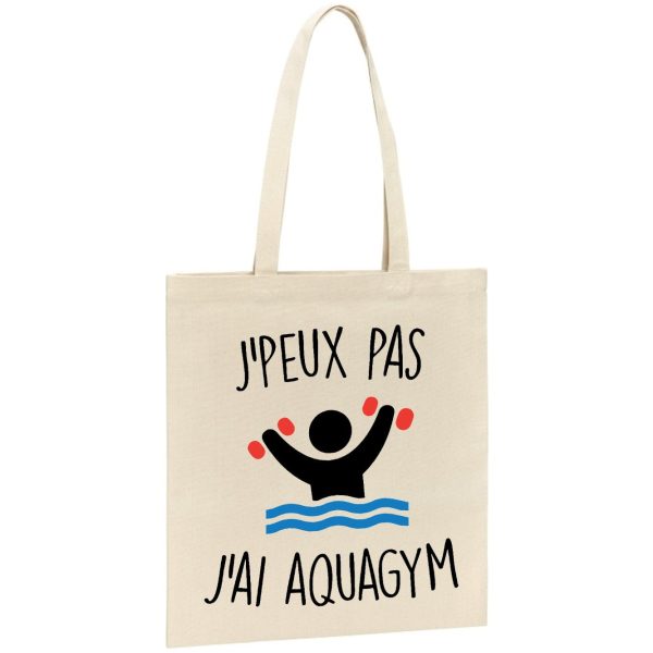 Tote bag J’peux pas j’ai aquagym