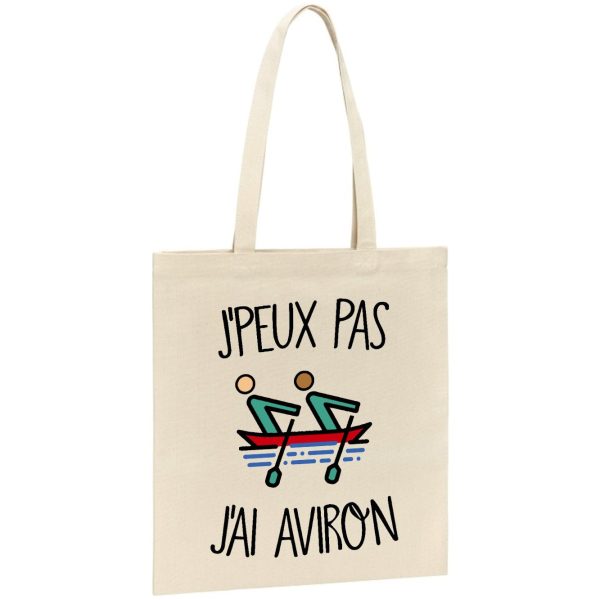 Tote bag J’peux pas j’ai aviron