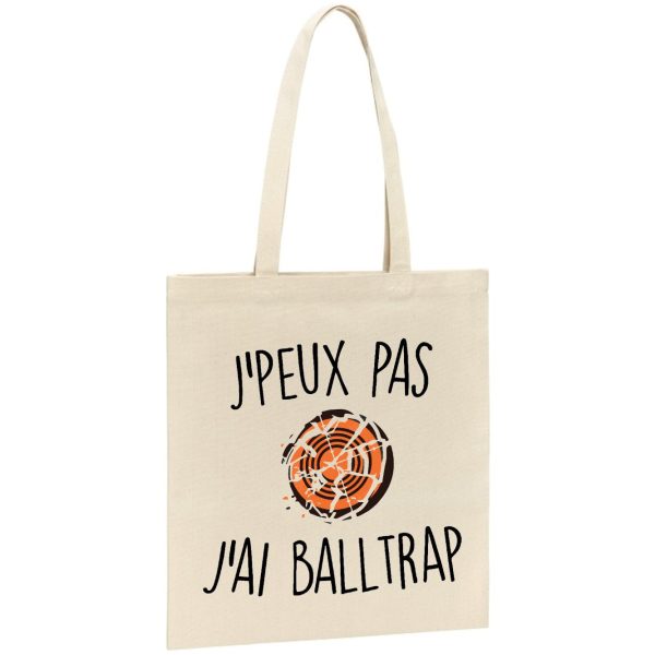 Tote bag J’peux pas j’ai ball-trap