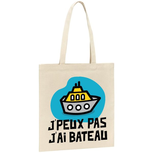 Tote bag J’peux pas j’ai bateau