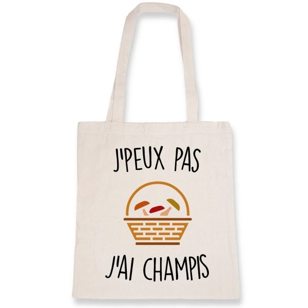 Tote bag J’peux pas j’ai champignons