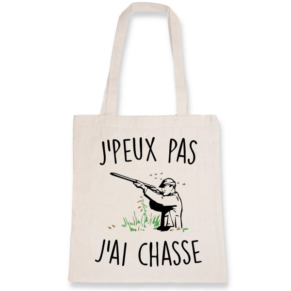 Tote bag J’peux pas j’ai chasse