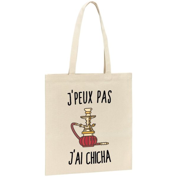 Tote bag J’peux pas j’ai chicha