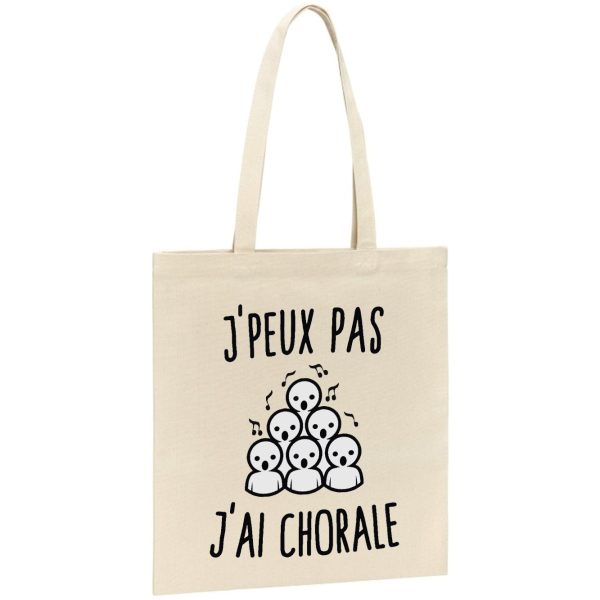 Tote bag J’peux pas j’ai chorale